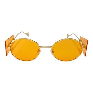 6115 | Orange Fashion Sunglasses with Sideblinders